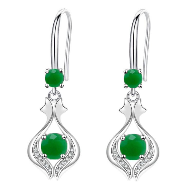 Fish Earrings Female High Grade Feeling with Fan Shaped Earrings Long High Grade Sense of Temperament Ear Hook