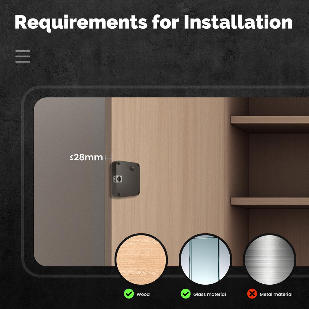 Smart Wood Cabinet Lock Bluetooth-Compatible Keyless Smart Drawer Lock RFID Card Smart Electronic Lock for Furniture Drawer China Mainland