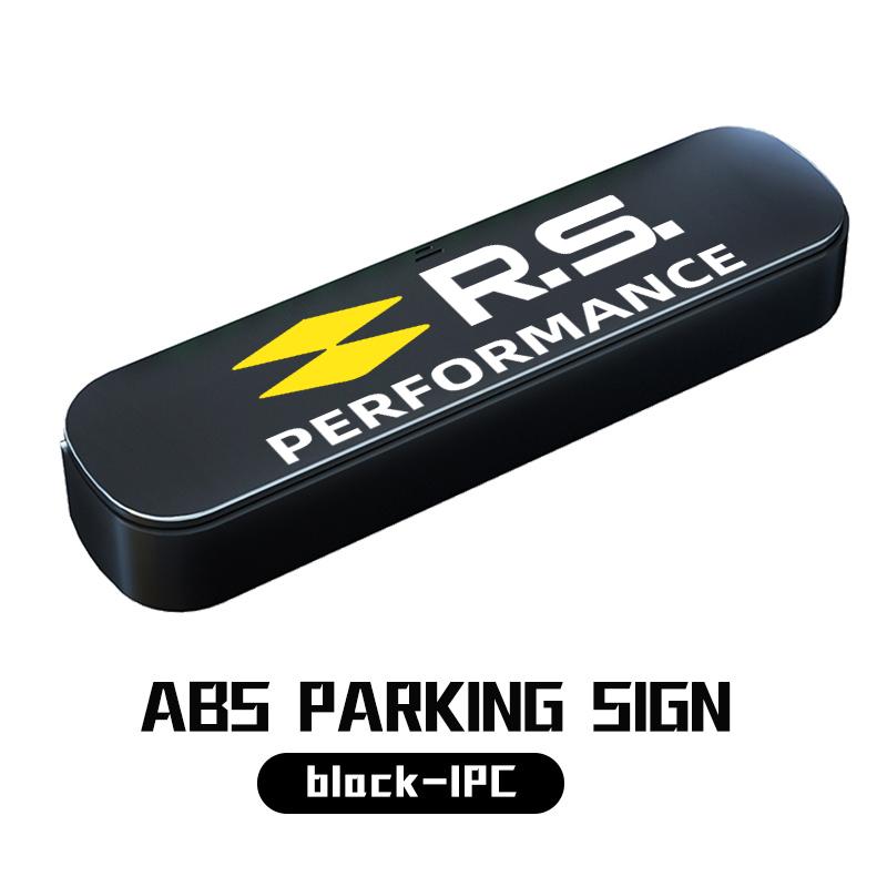 Car Phone Number Plate Temporary CBEGZ Parking Card Stop Sign Plate For Renault Dacia Duster Megan Zoe Scenic Koleos Fluence Sandero