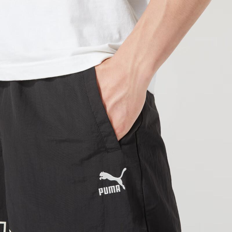 Puma Letter Print Sports Casual Shorts Men Shorts Black 623412-01