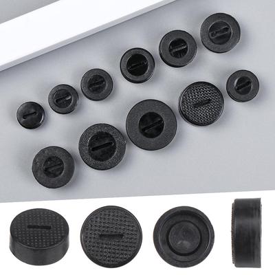 Dia.12mm Black Plastic Power Tool Accessories Carbon Brush Caps Brush Holder Case Brush Holder Caps