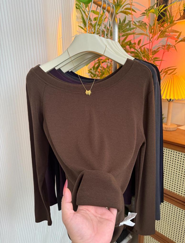Women's Spicy One-Shoulder Long Sleeve Top - New Spring 2026 Arrival
