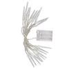 LED Ice Cone String Light 20LEDs Waterproof Icicle Fairy String Light for Holiday Christmas Indoor