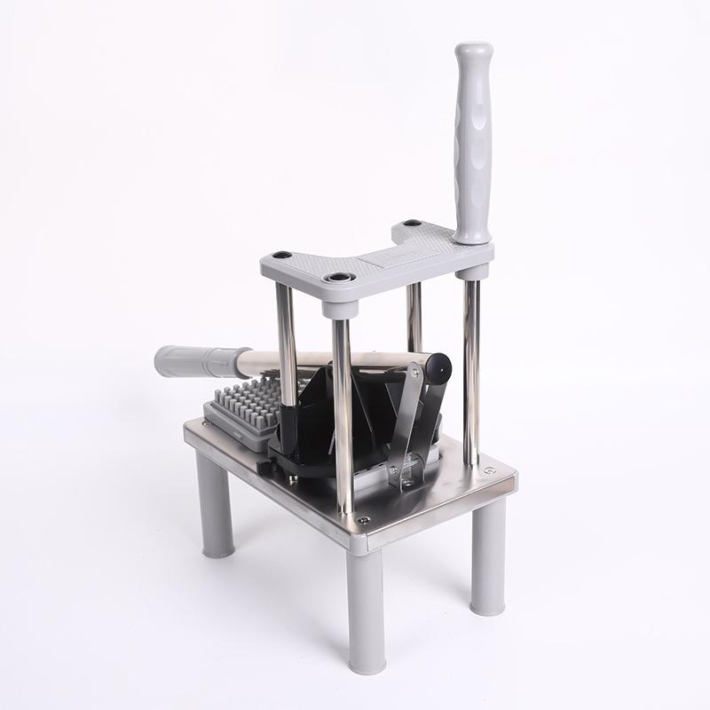 Manual Fries Machine Commercial Vegetable Fruit Meat Chopper Dicer Cutting Machine Stainless Steel Potato Cutter French Slicer