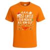 Am wahrscheinlichsten als falsches Geschenk verwechselt Weihnachten Neuheit Herren T-Shirt lustiges Party-Shirt Oberteil