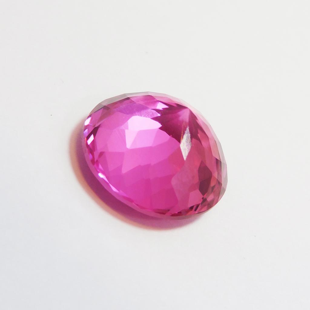 Natural Pink Tourmaline Loose Gemstone 17.50 Ct Round Cut October Birthstone for Gem Collections