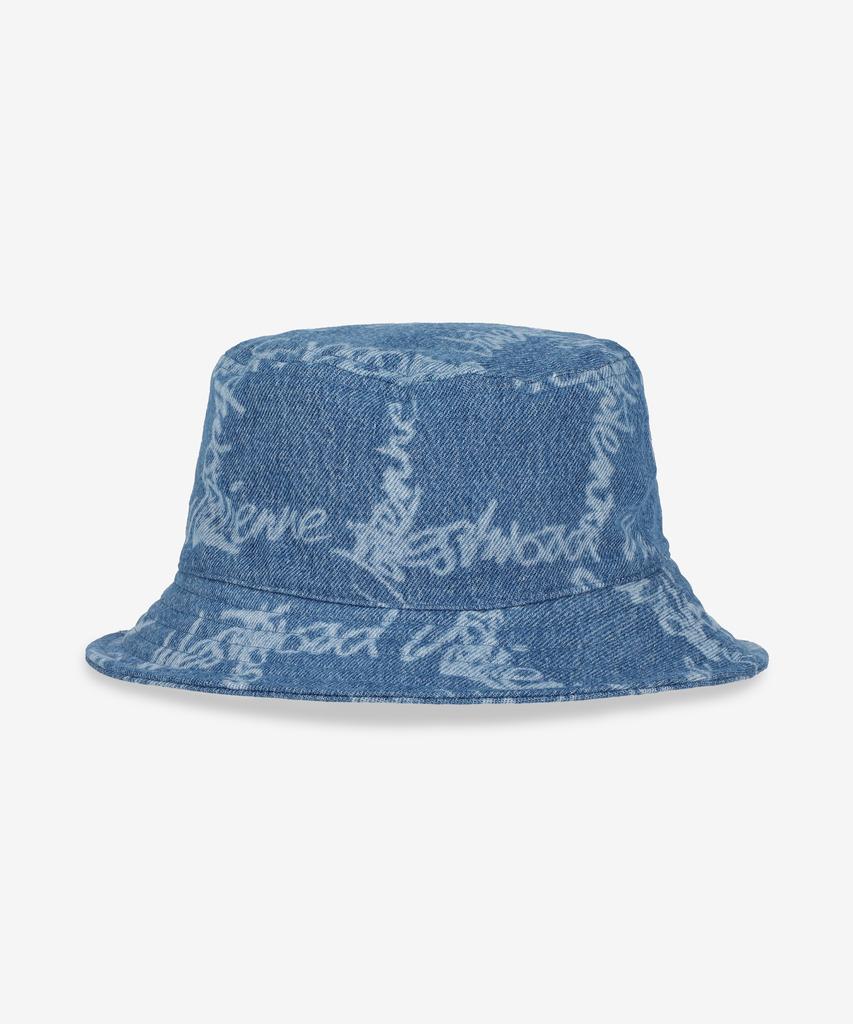 Bibianweseuteuudeu Logo Bucket Hat - Blue / 81020009W014Ik306