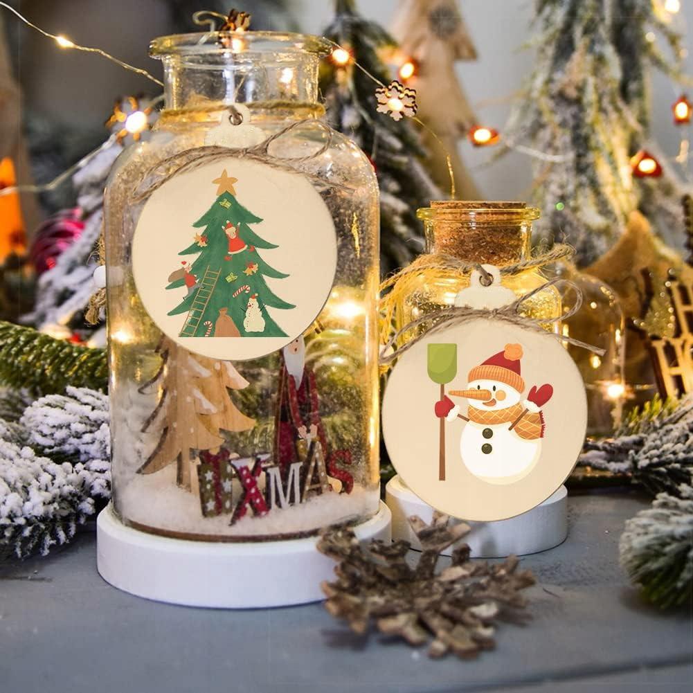 Wooden baubles for painting, pendant, 50 pieces, for creative children