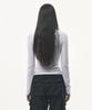 Podeowedeo Organza Layered T-Shirt (White)