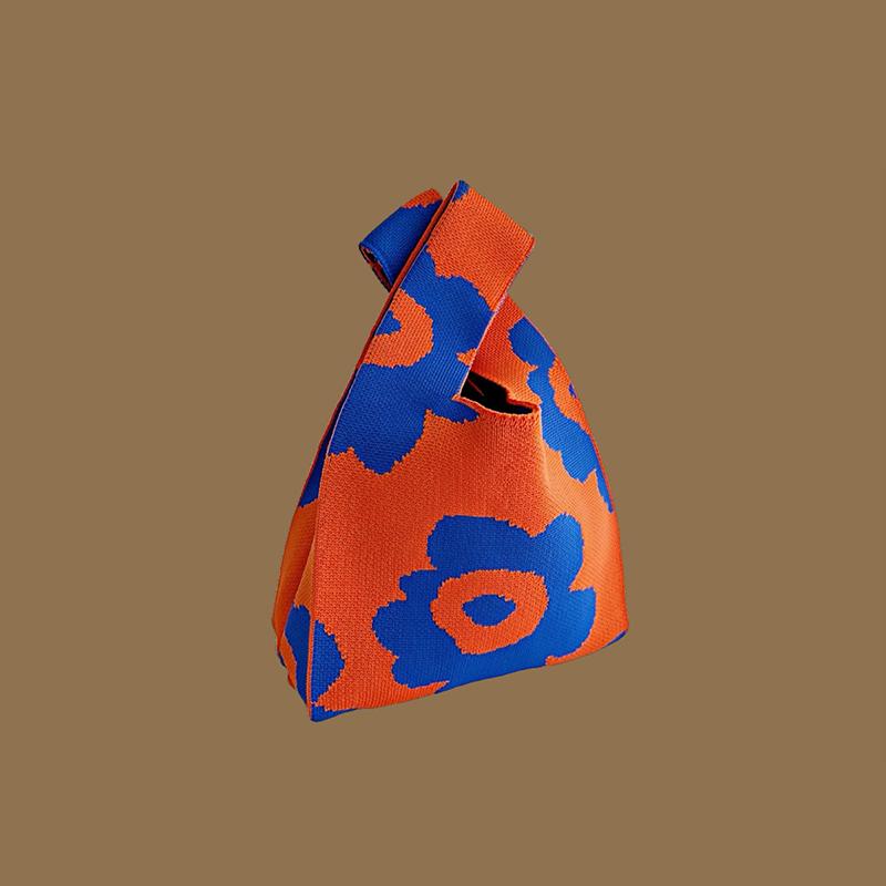 Модная плетеная сумка ручной работы для женщин мини-сумка с узлом повседневная многоразовая сумка для покупок 529₽