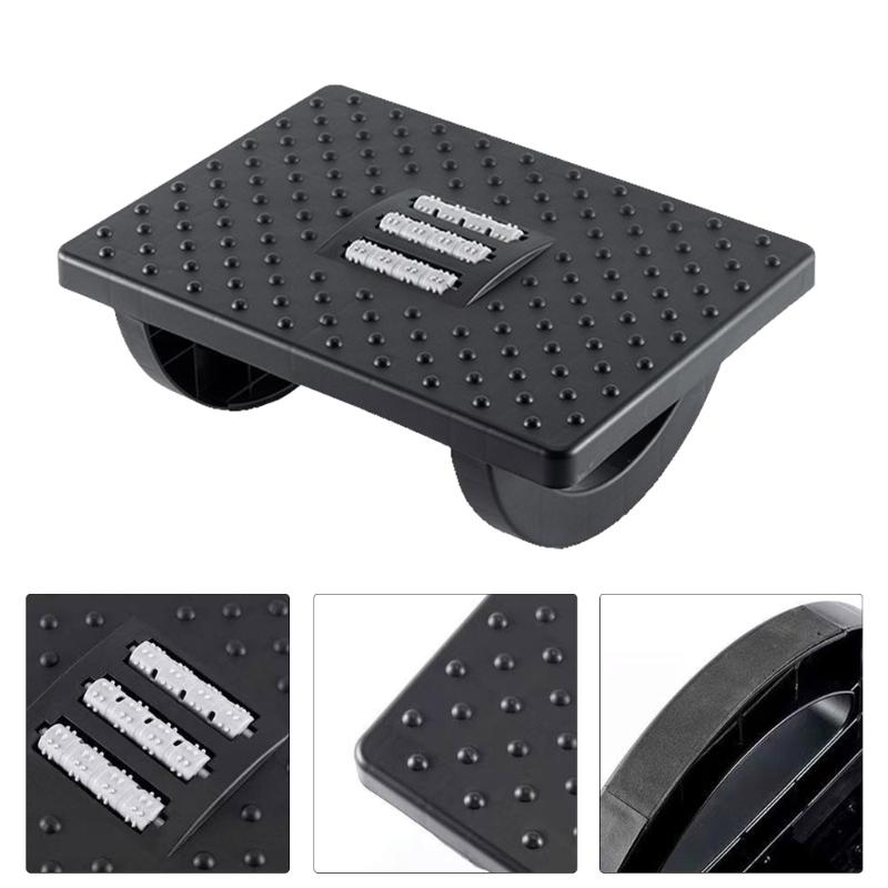 Foot Stool Under Desk Foot Rest Shakeable Foot Massager Footrest Ergonomic Foot Support for Offices Work Desk Foot Stand