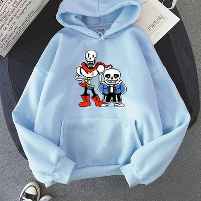 Undertale Chara Manga Mikina s kapucí Kreslené grafické pulovry Pánské Vtipné Streetwear Potištěné topy Oblečení Vysoce kvalitní fleecové mikiny