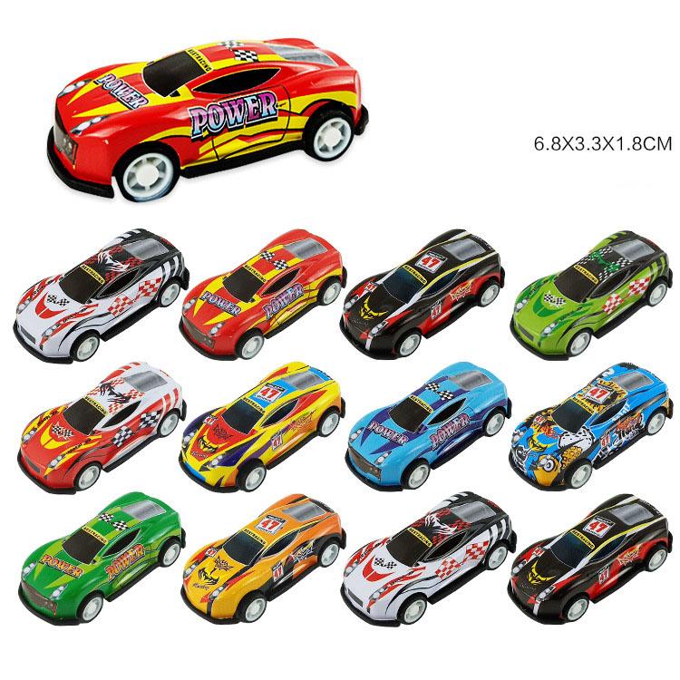 Mini Toys  Graffiti Tin Cars 48 Pcs Alloy Iron Graffiti Pickup Truck Table Mounted Accessories Model Car