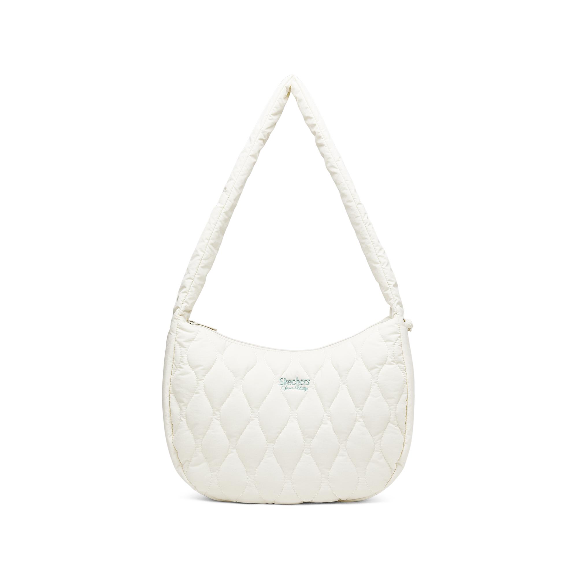 

New Skechers Fabric Cloud Bag, Shoulder Bag, Crossbody Bag Regular Unisex Pure White L424U016-01SV 40.1*14.0*25.9CM