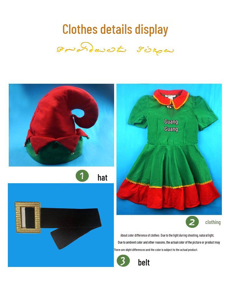 Costumi da Elfo di Halloween e Natale per Bambini - Abbigliamento Cosplay per Adulti Uomini e Donne per Spettacoli