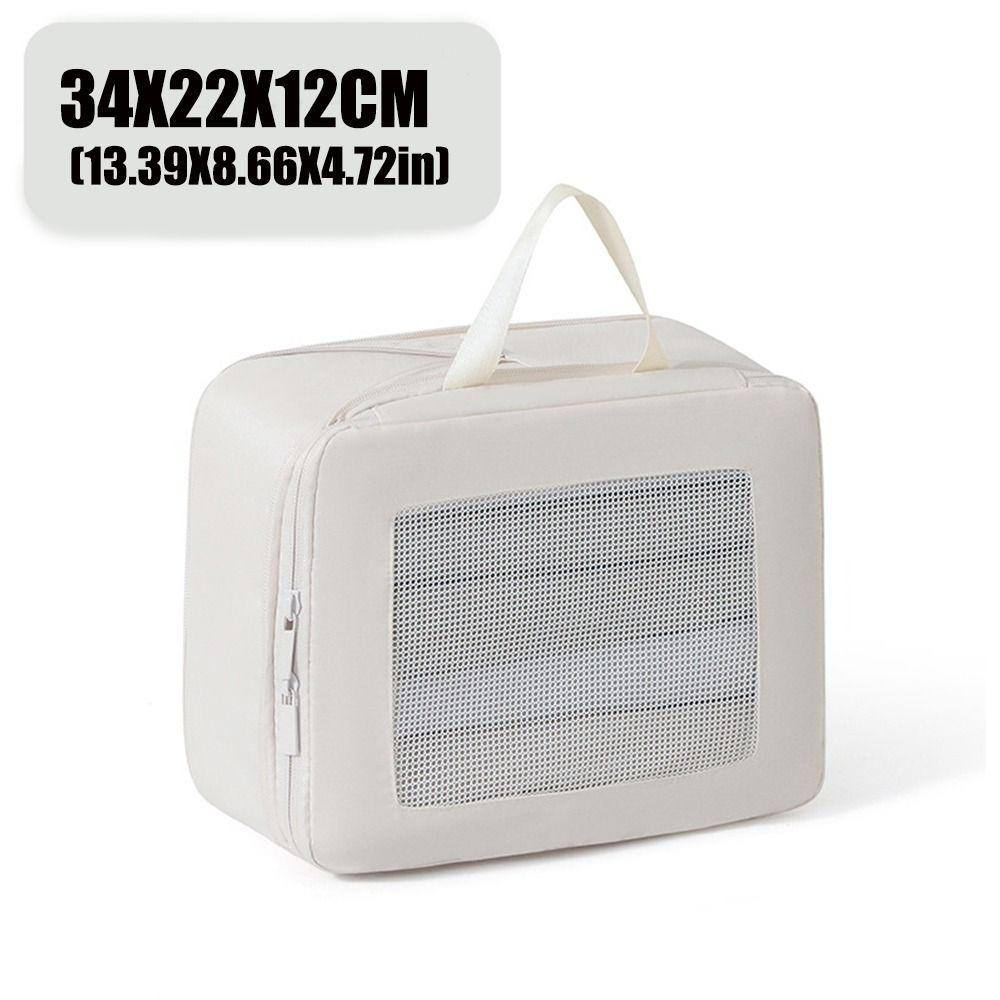 With Handle Clothes Storage Bins Clothes Organizer Large Capacity Quilt Storage Bag Dust-Proof Foldable Closet Storage Bag