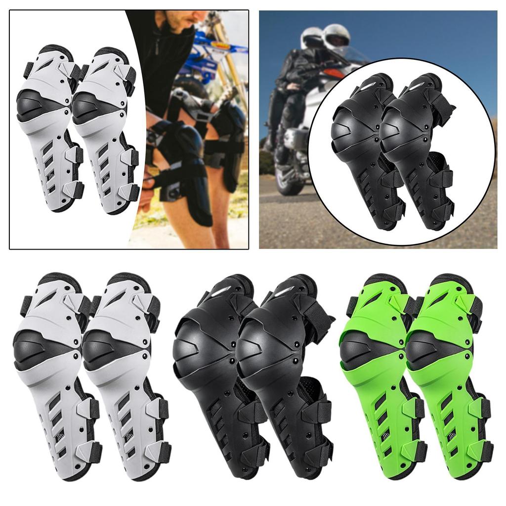 Rodilleras para motocicleta, protección para rodillas, accesorios para ciclismo y prevención de colisiones.