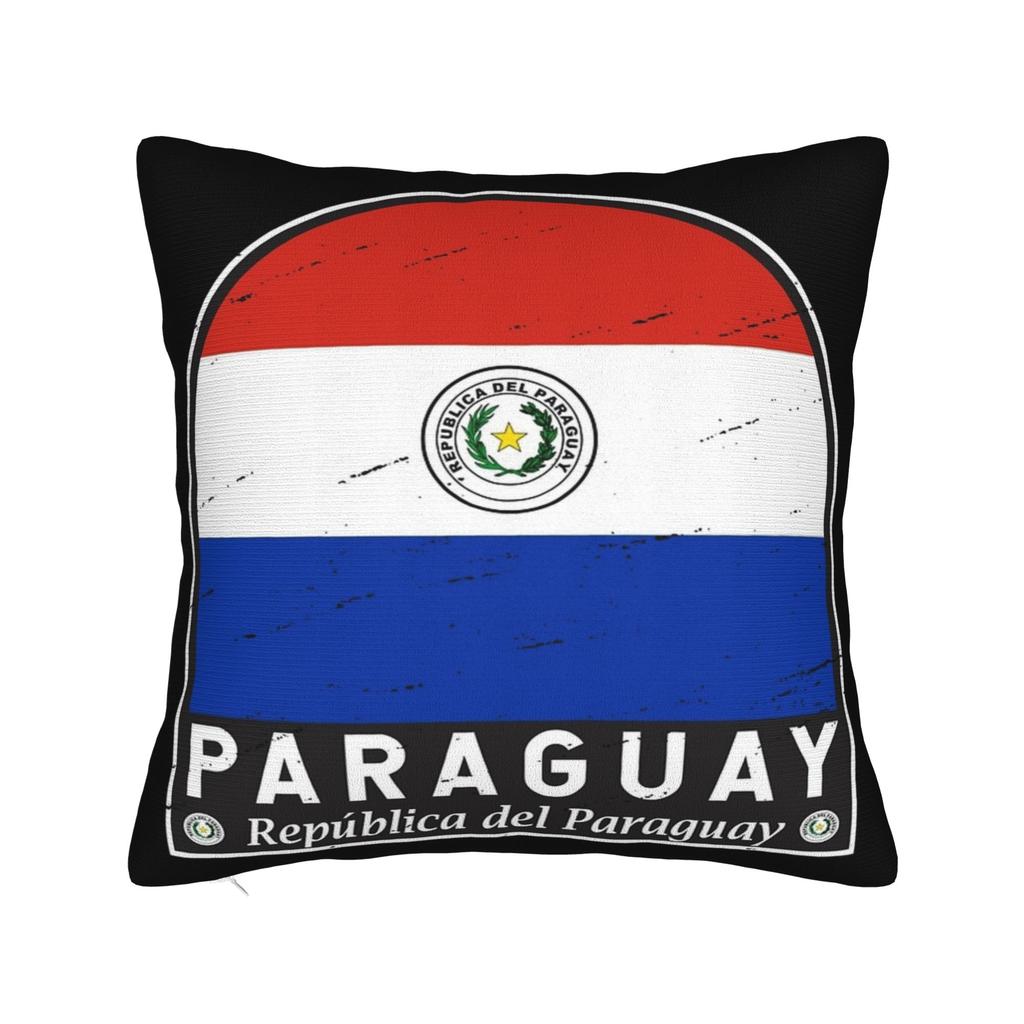 Paraguay Flag Pillow Covers Accessories Soft Cushion Cover Decor  Throw Pillow Case Cover Home Multi Size