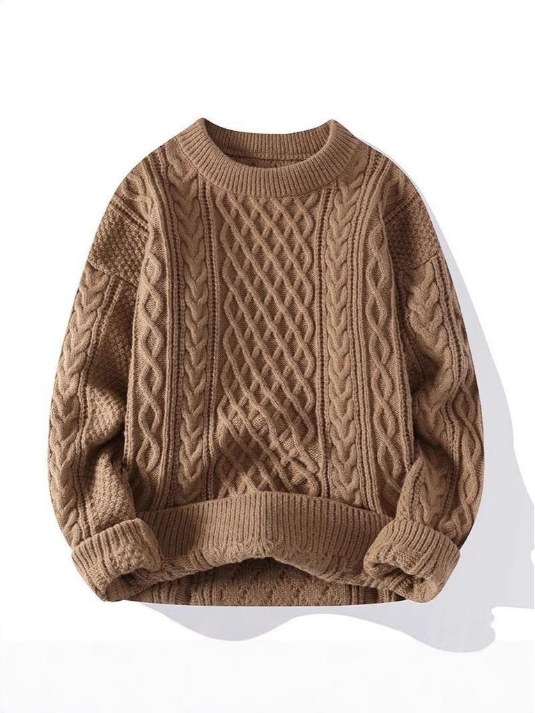 Herren Trendy Locker Geschnittener Strickpullover - Herbst/Winter Mode 2024