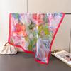 70X70Cm Foulard Silk Feeling Design Small Square Scarf Female Travel Essential Elegant Gift Neckerchief Bandana Hijab Hair Wrap