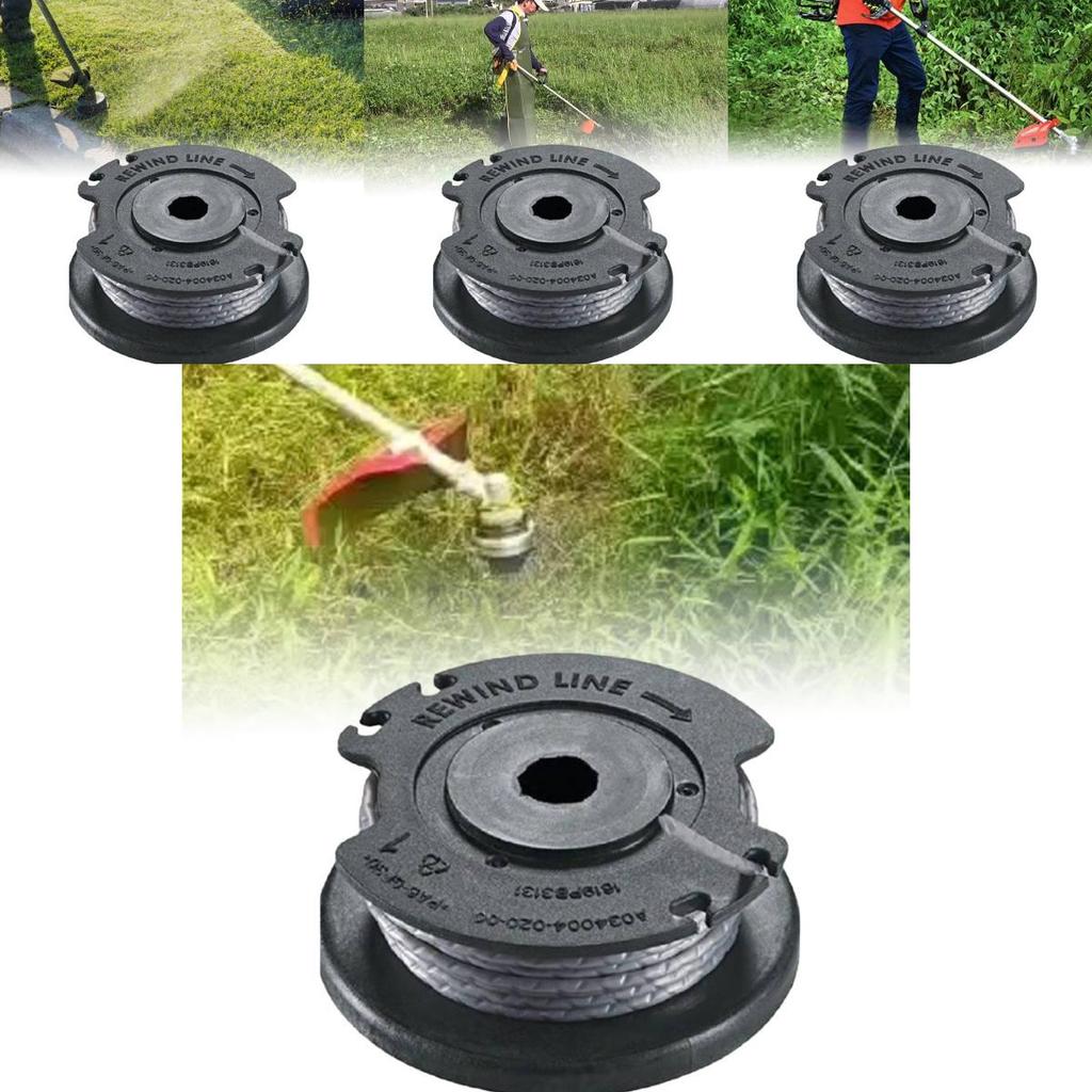 Strapazierfähige Nylon-Trimmerschnur für Greenworks Mäher Ersatzspule in Blau und Grau