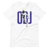 OBJ Odell Beckham Rams Football Tee Shirt Short-Sleeve Unisex 100% Cotton T-shirt Mens Tees Top