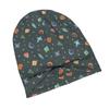 2D Flat Printing Christmas Lights And Decorations Classic Knit Hat for Adults Available In Versatile Tones Ideal for Subtle Styling During Cool Days O