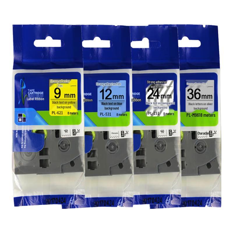 PUTY Compatible Laminated Label Tape