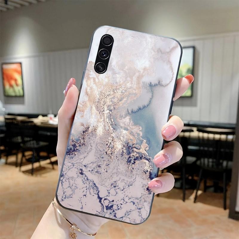 Water Ripple Art Sea Wave Phone Case For Realme GT 2 9i 8i 7i Pro X50 X2 C35 C21 C20 C11 C3 Soft Black Phone Cover