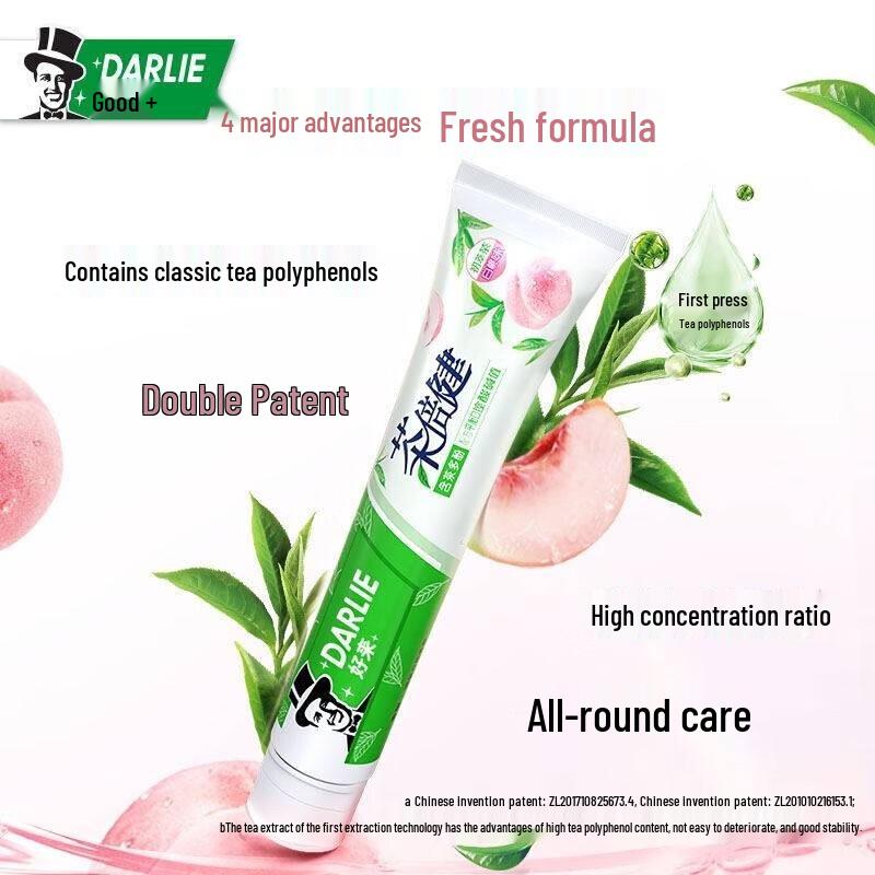 Darlie Tea Bio-Active White Peach Flavor Toothpaste