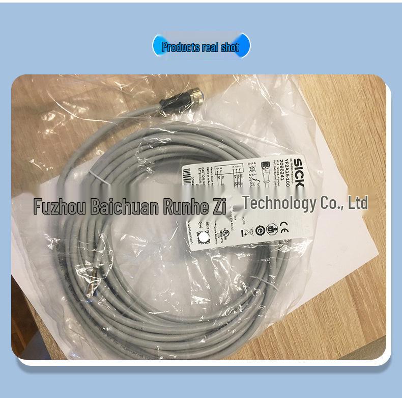 Sick Sensor Plug & Cable (2096241) YF2A15-100VB5XLEAX - New!