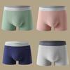 Men Underwear Cotton Boxershorts Graphene Antibacterial Boxers Mid Waist Solid Color Male Panties Breathable Boxers