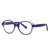 Anti Blue Rays Round Shortsighted Prescription Glasses Women  Spring Hinge Stundent Myopia Spectacles 0 -0.5 -0.75 To -6.0