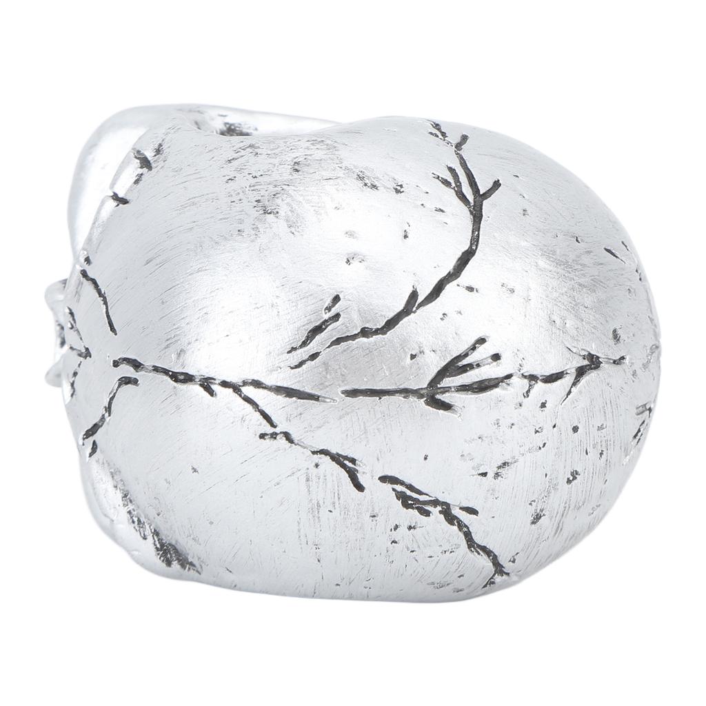 Skull Gear Shift Head Resin Shifter Knob Car Transmission Shifting Stick Handle for Most Manual Vehicles Silver