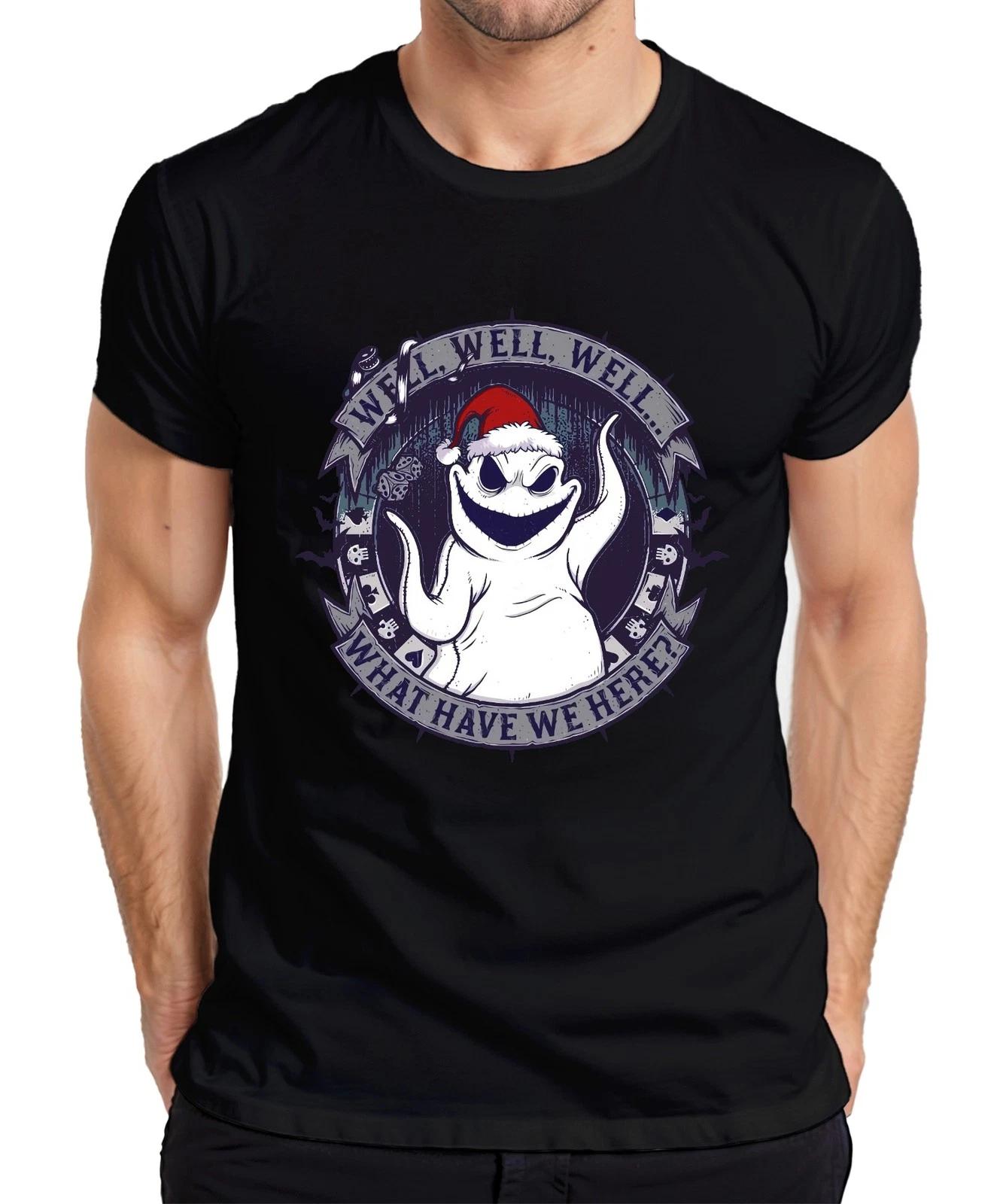 Well Well What Have We Here Grusel Geist Santa Hut Weihnachten Herren T-Shirt XXXL