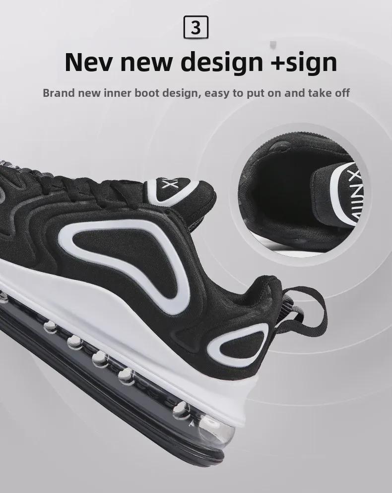 Men's & Women's Air Cushion Running Shoes - Breathable, Cushioned, Outdoor Casual Sports, Cross-Border, Large Sizes