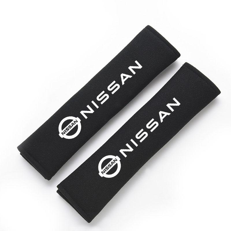 

Car Seat Belt Cover Leather Seatbelt Shoulder Protector Pads For Nissan X-Trail Qashqai Juke Leaf Micra NOTE Patrol Pulsar NISMO