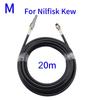 Sewer Washer High Pressure 20m Drain Water Cleaning Hose Pipe Sewer Jet Nozzle For Karcher Interskol Huter Nilfisk Stihl Bosch