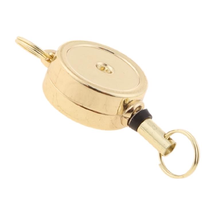 Metal Casing Retractable for Key Ring Zinc Alloy Carabiner Keychain for Handbag