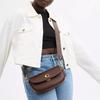 Coach Satteltasche Emmy 23 Logo-Schlossverschluss Ledersatteltasche Handtaschen Damen Messing Ahorn CR667-B4MPL