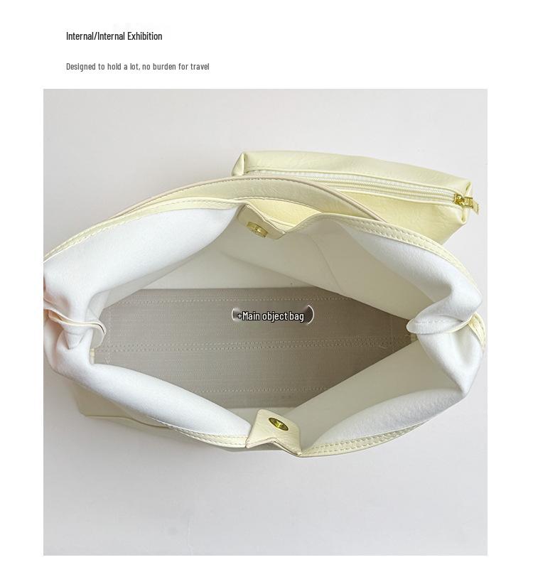 Vintage Soft Leather Women's Large Capacity Shoulder Bag - Stylish, Versatile Tote for Casual or Work Commute