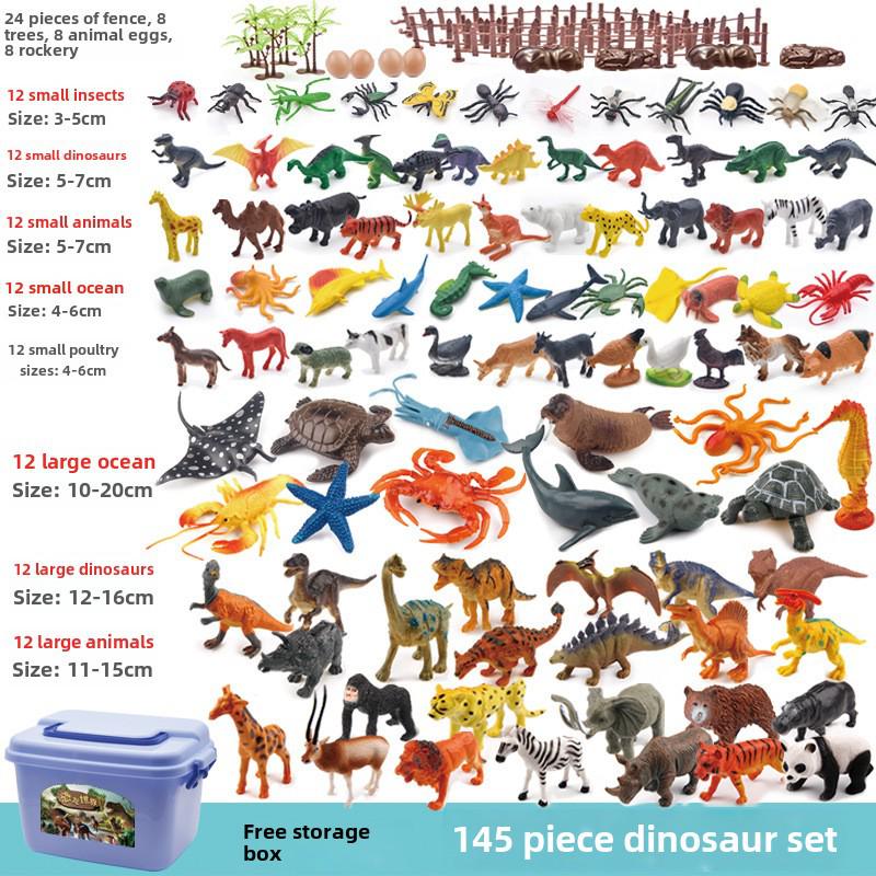 Dinosaur and Wildlife Animal Model Toy Sets