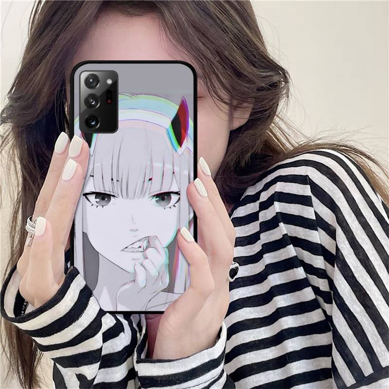 Zero Two Darling In the FranXX Anime Phone Case for Samsung Note 20 Ultra 10 Pro Lite Plus 9 8 5 4 3 M 30s 11 51 31 31s 20 A7