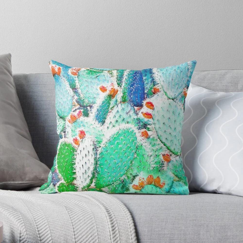 Green Plants Decorative Home Pillow Case Cushion Covers Modern Living Room Sofa House Bed Pillow Coverplush