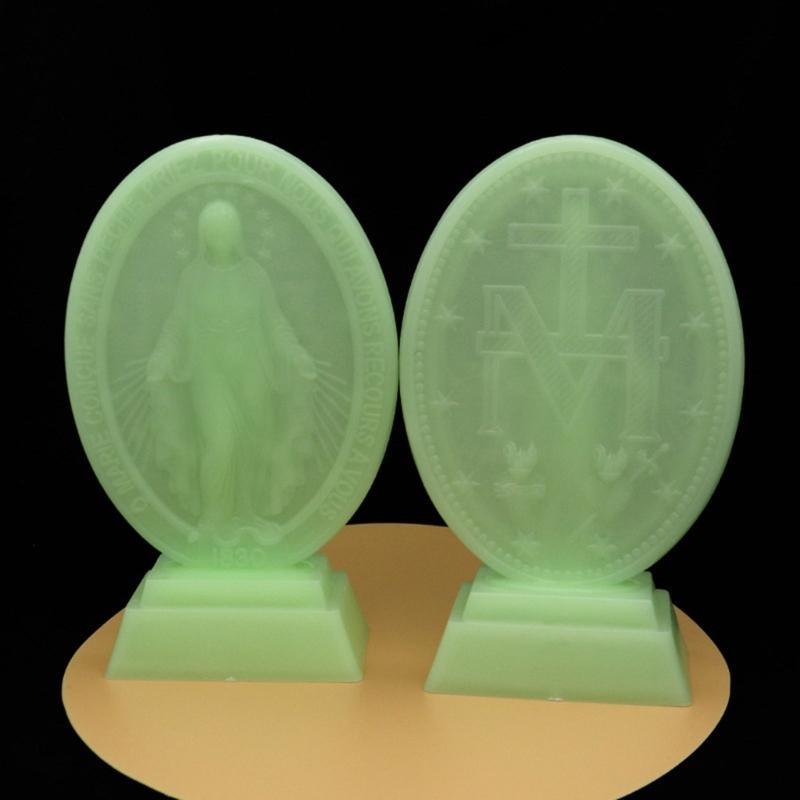 Nachtlampje Standbeeld Maagd Maria Standbeeld Moeder Maria, Beeldje Maagd Maria Ornament Huisdecoraties Religieus Cadeau