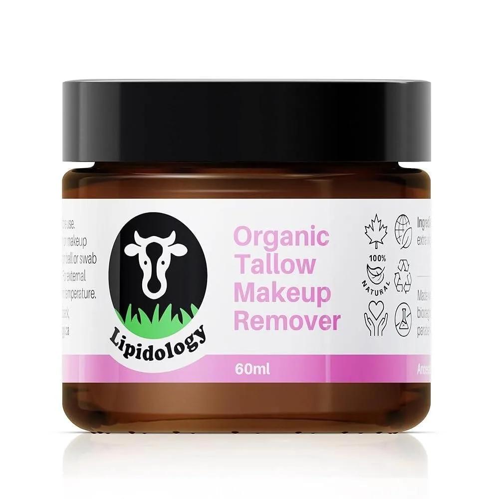 Lipidology Skincare Organic Tallow Coconut Makeup Remover Unscented 60ml