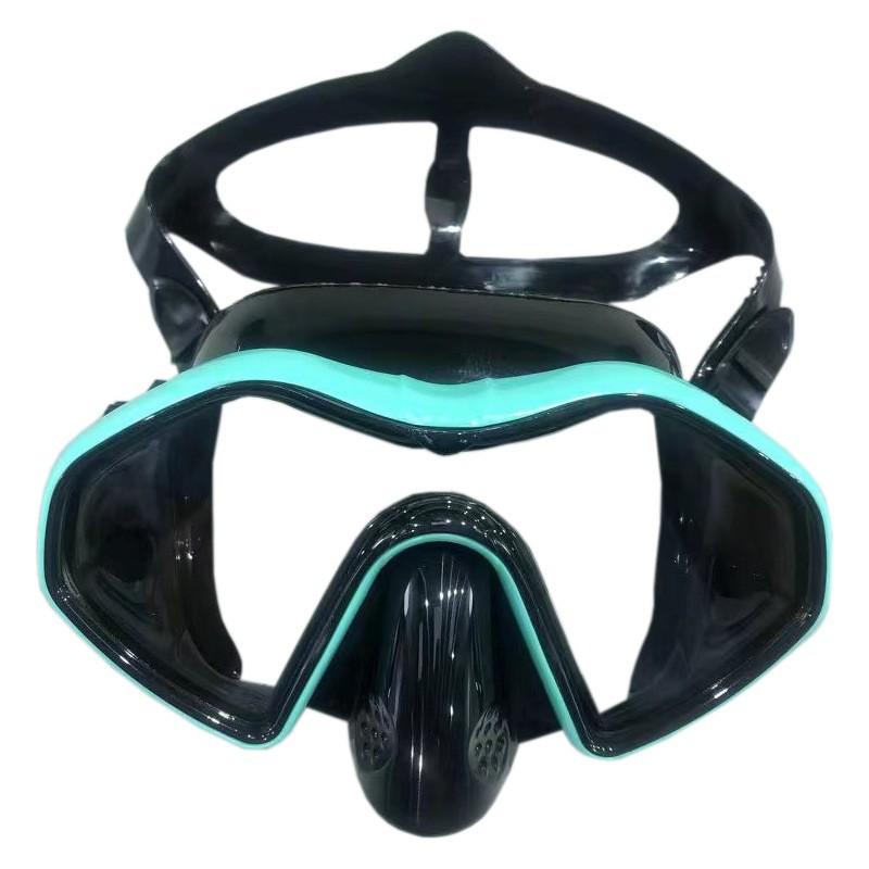 New diving goggles set, frog mirror silicone diving mask