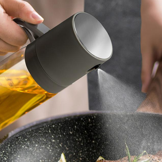 250 ml Yağ Spreyi Şişesi Mutfak Pişirme Yağı Dağıtıcıları Zeytinyağı Püskürtücü Mister Hava Fritöz Salata Pişirme Için