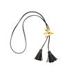 Cowboy Style Tassel Adjustable Necklace Ethnic Style PU Leather Necklace  Decoration