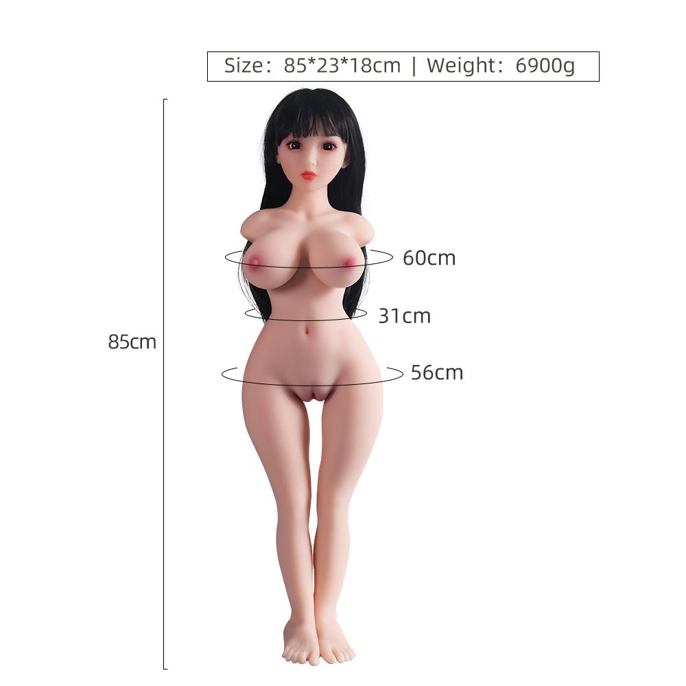 TPE Body Masturbator for Men Realistic Vagina Anal Adult Product Soft Half Body Sex Doll